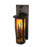 5"W Fulton Tall Pines Outdoor Wall Sconce