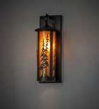 5"W Fulton Tall Pines Outdoor Wall Sconce