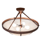 24"W Shansky Semi-Flush Mount