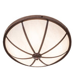 24"W Shansky Semi-Flush Mount