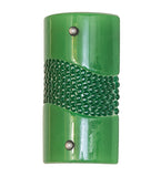 6"W Metro Fusion Green Pietre Wall Sconce