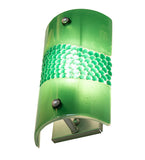 6"W Metro Fusion Green Pietre Wall Sconce