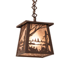 7"Sq Quiet Pond Mini Pendant
