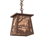 7"Sq Quiet Pond Mini Pendant