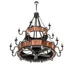 72"W Costello 18 Lt Two Tier Chandel-Air Fan