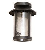 10"W Fulton Dragonfly Outdoor Flush Mount