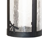 10"W Fulton Dragonfly Outdoor Flush Mount
