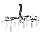70"L Winter Solstice Cilindro 8 Lt Chandelier