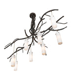 70"L Winter Solstice Cilindro 8 Lt Chandelier