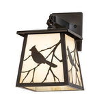 7"W Stillwater Song Bird Outdoor Wall Sconce
