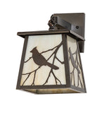7"W Stillwater Song Bird Outdoor Wall Sconce