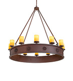 60"W Lorenzo 12 Lt Chandelier