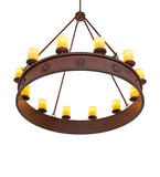 60"W Lorenzo 12 Lt Chandelier