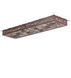 50"L Whispering Pines Oblong Flush Mount