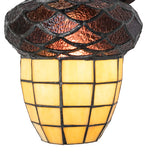 7"W Acorn Wall Sconce