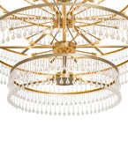 72"W Corsica Five Tier Chandelier
