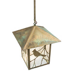 16"Sq Seneca Song Bird Outdoor Pendant