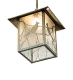 16"Sq Seneca Song Bird Outdoor Pendant