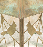 16"Sq Seneca Song Bird Outdoor Pendant