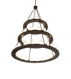 60"W Loxley 48 Lt Three Tier Chandelier