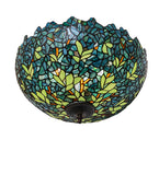 18"W Nightfall Wisteria Flushmount