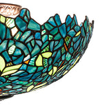 18"W Nightfall Wisteria Flushmount