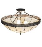 24"W Vincent Honeycomb Semi-Flush Mount