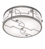 24"W Revival Deco Flush Mount