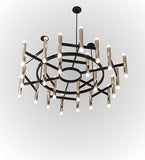 62"W Byron 48 Lt Chandelier