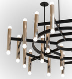 62"W Byron 48 Lt Chandelier