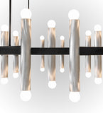 62"W Byron 48 Lt Chandelier