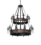 48"W Costello 20 Lt Two Tier Chandelier