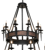 48"W Costello 20 Lt Two Tier Chandelier
