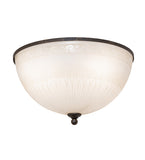 18"W Ovum Aquinum Flush Mount