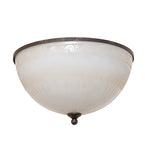 18"W Ovum Aquinum Flush Mount