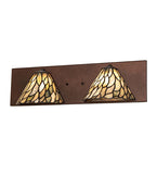 24"W Willow Jadestone 2 Lt Wall Sconce