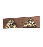 24"W Willow Jadestone 2 Lt Wall Sconce