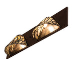 24"W Willow Jadestone 2 Lt Wall Sconce