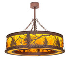 44"W Tamarack Inverted Pendant