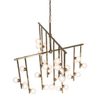 49"W Alva Babylon 32 Lt Two Tier Chandelier