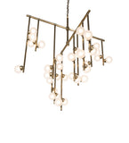 49"W Alva Babylon 32 Lt Two Tier Chandelier