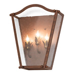 14"W Austin 3 Lt Outdoor Wall Sconce