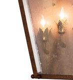 14"W Austin 3 Lt Outdoor Wall Sconce