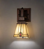5"W Spear Mission Wall Sconce