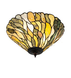 20"W Willow Jadestone Flushmount