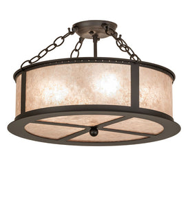 19"W Craftsman Prime Semi-Flushmount