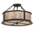 19"W Craftsman Prime Semi-Flushmount