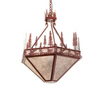 30"W Wildlife at Pine Lake Inverted Pendant