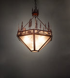 30"W Wildlife at Pine Lake Inverted Pendant