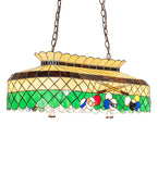 32"L Green Billiard Oblong Pendant